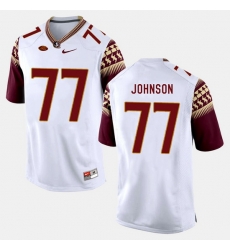 Florida State Seminoles Roderick Johnson College Football White Jersey Florida State Seminoles Roderick Johnson College Football White Jersey