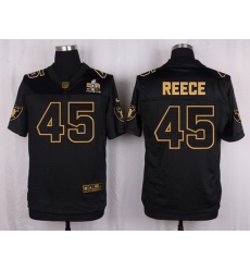 Nike Raiders #45 Marcel Reece Black Mens Stitched NFL Elite Pro Line Gold Collection Jersey Nike Raiders #45 Marcel Reece Black Mens Stitched NFL Elite Pro Line Gold Collection Jersey