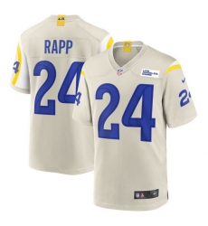 Youth Los Angeles Rams #24 Taylor Rapp Bone Stitched Football Limited Jersey Youth Los Angeles Rams #24 Taylor Rapp Bone Stitched Football Limited Jersey