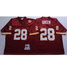 Men Redskins 28 Darrell Green Red M&N Throwback Jersey Men Redskins 28 Darrell Green Red M&N Throwback Jersey