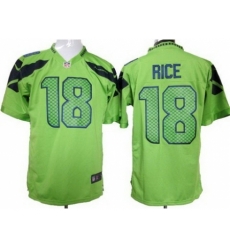 Nike Seattle Seahawks 18 Sidney Rice Green Game NFL Jersey Nike Seattle Seahawks 18 Sidney Rice Green Game NFL Jersey