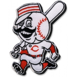 Youth Cincinnati Reds Running Man Patch Biaog