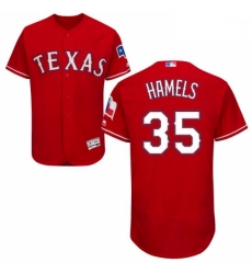 Mens Majestic Texas Rangers 35 Cole Hamels Red Alternate Flex Base Authentic Collection MLB Jersey Mens Majestic Texas Rangers 35 Cole Hamels Red Alternate Flex Base Authentic Collection MLB Jersey