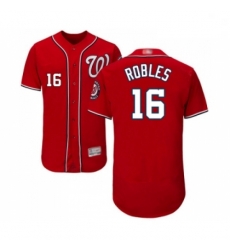 Mens Washington Nationals 16 Victor Robles Red Alternate Flex Base Authentic Collection Baseball Jersey Mens Washington Nationals 16 Victor Robles Red Alternate Flex Base Authentic Collection Baseball Jersey