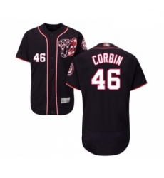 Mens Washington Nationals 46 Patrick Corbin Navy Blue Alternate Flex Base Authentic Collection MLB JerseyBaseb Mens Washington Nationals 46 Patrick Corbin Navy Blue Alternate Flex Base Authentic Collection MLB JerseyBaseb