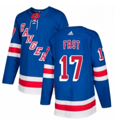 Mens Adidas New York Rangers 17 Jesper Fast Authentic Royal Blue Home NHL Jersey Mens Adidas New York Rangers 17 Jesper Fast Authentic Royal Blue Home NHL Jersey
