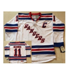 New York Rangers #11 Mark Messier White NHL Jerseys New York Rangers #11 Mark Messier White NHL Jerseys