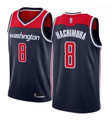 Wizards #8 Rui Hachimura Navy Blue Basketball Swingman Statement Edition Jersey Wizards #8 Rui Hachimura Navy Blue Basketball Swingman Statement Edition Jersey